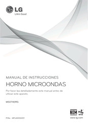 LG MS0740RG Manual De Instrucciones