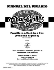 Char-Griller 5650 Manual Del Usuario