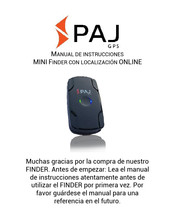 PAJ GPS MINI Finder Manual De Instrucciones