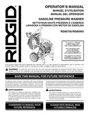 RIDGID RD80993 Manual Del Operador