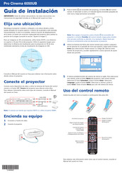 Epson Pro Cinema 6050UB Guia De Instalacion