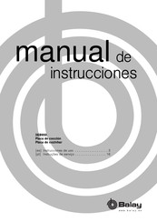 BALAY 3EB950 Instrucciones De Uso