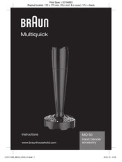 Braun Multiquick MQ 50 Manual De Instructiones