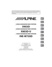 Alpine X903D Manual Del Usuario