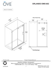 OVE ORLANDO OWS-602 Manual De Instrucciones