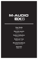 M-Audio BX6 CARBON Guia Del Usuario