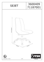 JYSK SEJET 71187001 Manual De Instrucciones