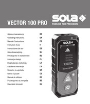 Sola VECTOR 100 PRO Instrucciones De Uso