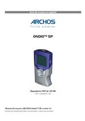 Archos ONDIO SP Guia Del Usuario