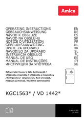 Amica VD 1442 Serie Manual De Uso