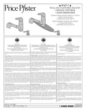 Price Pfister WKP-5 Manual De Instrucciones