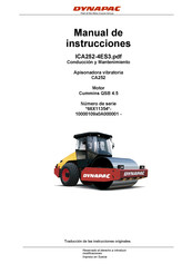 Dynapac CA252 Manual De Instrucciones