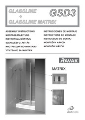 RAVAK GLASSLINE GSD3 Instrucciones De Montaje