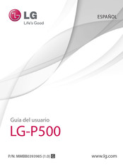 LG LG-P500 Guia Del Usuario