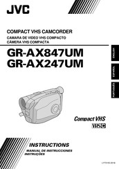 JVC GR-AX847UM Manual De Instrucciones