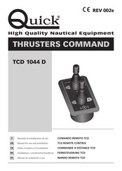 Quick TCD 1044 D Manual De Instalacion Y Uso