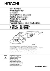 Hitachi Koki G 23MRU Instrucciones De Manejo