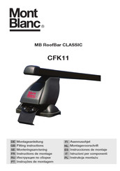 Mont Blanc RoofBar CLASSIC CFK11 Instrucciones De Montaje