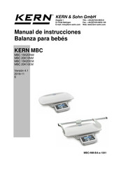 KERN MBC 20K10EM Manual De Instrucciones