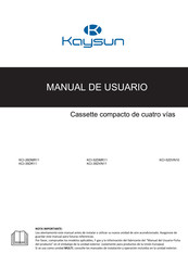 Frigicoll Kaysun KCI-35DR11 Manual De Usuario