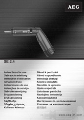 AEG SE 2.4 Instrucciones De Uso