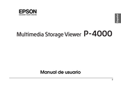 Epson P-4000 Manual De Usuario