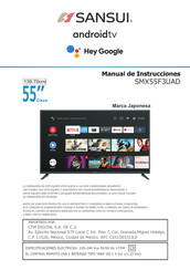 Sansui SMX55F3UAD Manual De Instrucciones