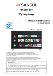 Sansui SMX58F3UAD Manual De Instrucciones