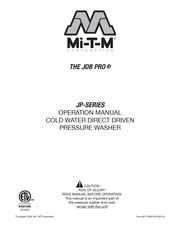 Mi-T-M JOB PRO JP serie Manual Del Operador