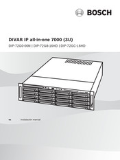 Bosch DIVAR IP all-in-one 7000 Instalación Manual