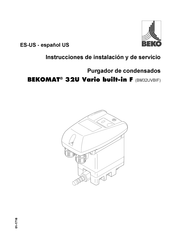 Beko BEKOMAT 32U Vario built-in F Instrucciones De Instalación