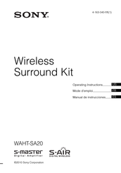 Sony WAHT-SA20 Manual De Instrucciones