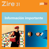 palmOne Zire 31 Información Importante