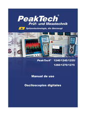 PeakTech 1270 Manual De Uso