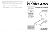 Weslo CADENCE 400 Manual Del Usuario