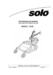 Solo 526 M Manual De Uso