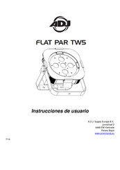 ADJ FLAT PAR TW5 Instrucciones De Usuario