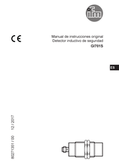 IFM GI701S Manual De Instrucciones