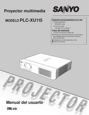 Sanyo PLC-XU115 Manual Del Usuario