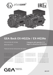 GEA Bock EX-HGX34e/380-4 Instrucciones De Montaje