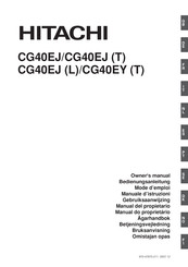 Hitachi CG40EY Manual Del Propietário