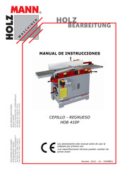 HOLZMANN MASCHINEN HOB 410P Manual De Usario