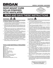 Broan 345CSOBK Manual De Instrucciones