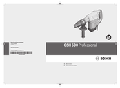 Bosch GSH 500 Professional Manual Original