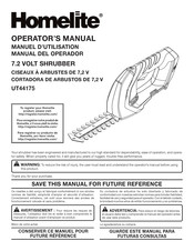 Homelite UT44175 Manual Del Operador