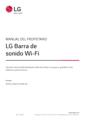 LG SN9YG Manual Del Propietário