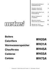 Vetus WH75A Manual De Manejo Y Instrucciones De Instalación