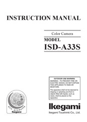 Ikegami ISD-A33S Instruction Manual