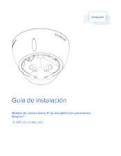 Avigilon 8.0MP-HD-DOME-360 Guia De Instalacion