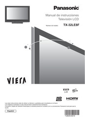 Panasonic Viera TX-32LE8F Manual De Instrucciones